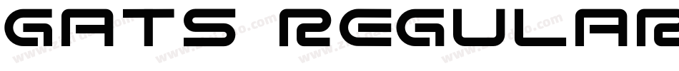 Gats Regular字体转换